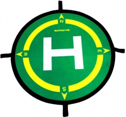 Landeplatz-Matte für Drohnen 50 cm geografische Richtungen