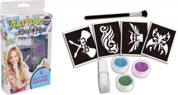 Glitzer-Tattoo-Set für Mädchen