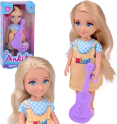 Ankiki Puppe mit Gitarre 14 cm