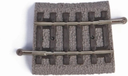 Piko gebogene Schiene R1 7,5° mit Bettung H0