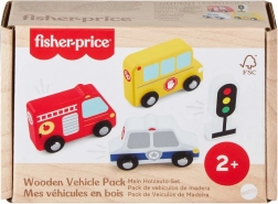 Set aus Holzfahrzeugen von Fisher-Price