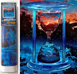 Diamantenmalerei Zeit 30x40 cm