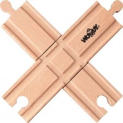 Eisenbahnkreuzung für Holz-Eisenbahnsets