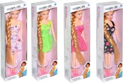 Puppe mit Zöpfen 28 cm