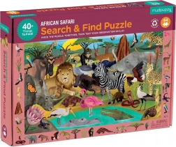 Mudpuppy Puzzle Safari Puzzle und Suche 64 Teile