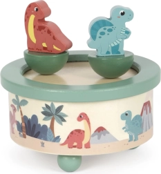 Kleine Musikbox mit Dinosauriern