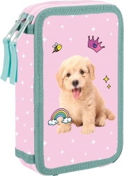 Doppelstöckiges Schulmäppchen Haustiere Oxybag