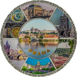 Dekorativer Teller Prag Sparkys
