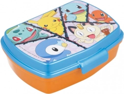 Snackbox Stor Pokémon 750 ml orange‑blau
