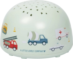 A Little Lovely Company Lampe mit Projektor für Kinder – Fahrzeuge