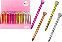 Kugelschreiber mit „Diamant“, blaue Tinte 0,7 mm