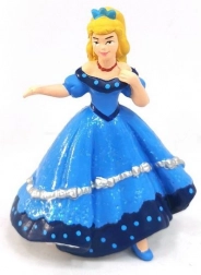 Figur Prinzessin im blauen Kleid