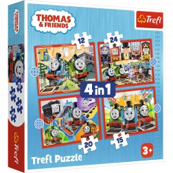 Puzzle 4v1 Tapferer Thomas, Thomas und Freunde