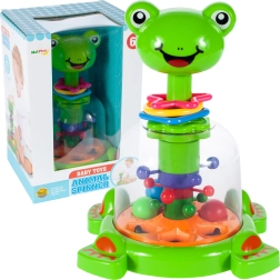 Kreisel Frosch mit Kügelchen