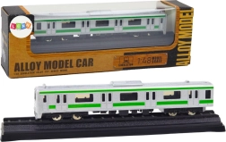 Metallmodell eines Eisenbahnwagens 1:48 – silbern