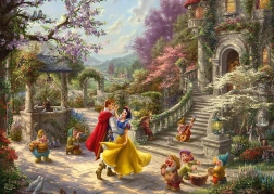 Puzzle SCHMIDT DISNEY Schneewittchen tanzt im Sonnenlicht – 1000 Teile