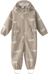 Leokid Softshell-Overall Lilo Beige Woof 104