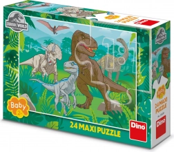 Dino Puzzle Jurassic Welt Maxi 24 Teile