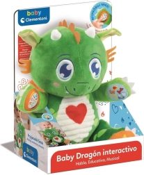Clementoni Baby – freundlicher Drache – interaktives Plüschtier
