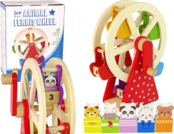 Holz-Dreh-Ferrisrad mit Tieren