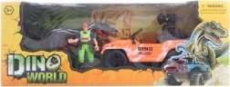 Dinosaurier-Set mit Geländewagen und Figuren