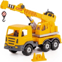 Polesie Auto Prestige Kran 43 cm – Kunststoffkran mit Winde