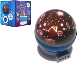 Sternenhimmel-Projektor mit Batterien und USB, Kunststoff, 14 × 11 cm