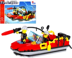 Feuerwehr-Rettungsboot Bausteinset
