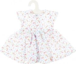 Kleid für Miniland-Puppe 38 cm mit Blumenmuster