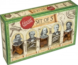 PROFESSOR PUZZLE Set mit 5 Rätseln Great Minds