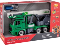 Schraubbares Auto mit ausziehbarem Rettungskorb