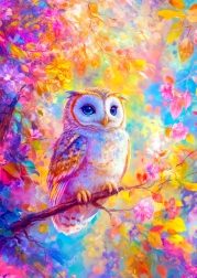 Enjoy Puzzle Pastell-Eule 1000 Teile