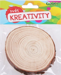 Holzscheibe 9–10 × 1 cm