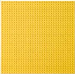 Bauplatte für Bauklötze Gelb 40x40 cm