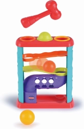 Einschlag-Kugelbahn mit Hammer