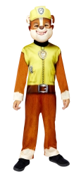 Kinderkostüm Rubble aus der PAW Patrol 3–4 Jahre