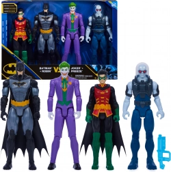 Batman DC Set mit 4 Actionfiguren: Batman, Robin, Joker und Mr. Freeze 30 cm