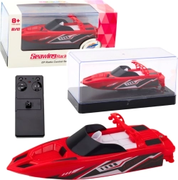RC Rennmotorboot mit Doppelmotor 2,4 GHz rot