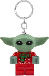 LEGO Star Wars Grogu leuchtender Schlüsselanhänger – Weihnachtsedition