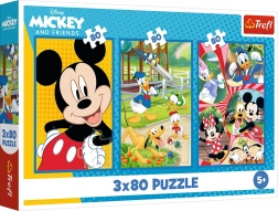 Puzzle 3x80 – Team MICKEY MOUSE von Trefl