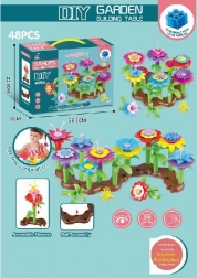 Baukasten Blumen DIY 48 Teile