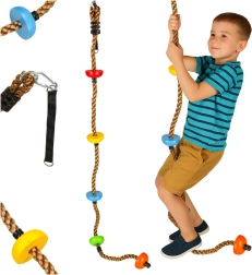 Kletterseil mit Scheiben für Kinder 200 cm