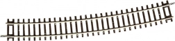 Roco Line gebogenes Gleis R10 mit Holzschwellen