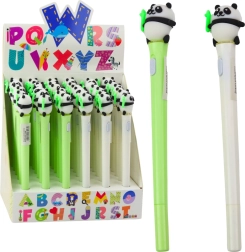 Leuchtender Stift mit Panda - Grün und Weiß