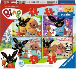 Mein erstes Puzzle Bing – Spaß mit Freunden 4-in-1 (2–5 Teile) RAVENSBURGER