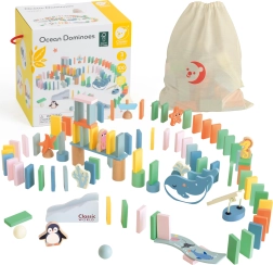 Holzdomino Ocean von Classic World - 100 Teile