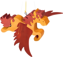 Fauna hölzernes fliegendes Pferd zum Aufhängen