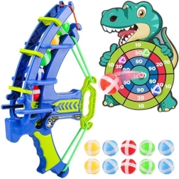 Wopie lustiges Set für Pfeile mit Saugnäpfen Dino 2v1