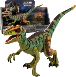 Realistische Velociraptor-Dinosaurierfigur mit Geräuschen und beweglichen Gliedmaßen