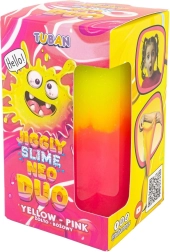 Tuban Jiggly Slime Neo Duo zweifarbig 430 g gelb‑rosa